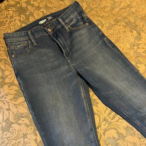 Old Navy - Blue Super Skinny High Rise Rockstar Jeans - Size 2
